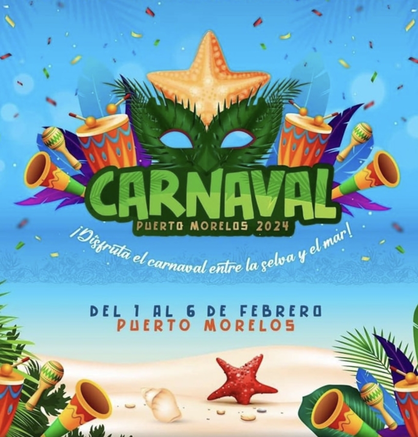 Carnaval Puerto Morelos 2024 DÓNDE HAY FERIA