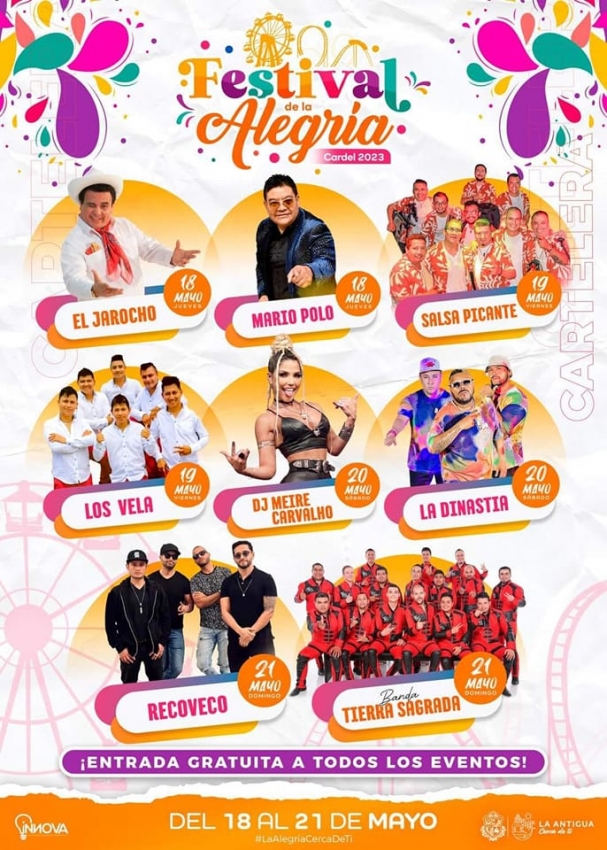 Festival de la Alegría Cardel 2023 Dónde Hay Feria