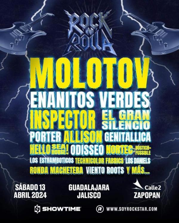 Festival Rock N Rolla Guadalajara 2024