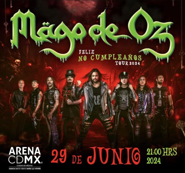 Mago de Oz en la Arena CDMX, Junio 2024