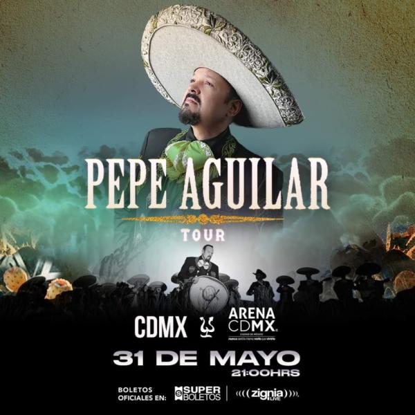 Pepe Aguilar en la Arena CDMX, Mayo 2024