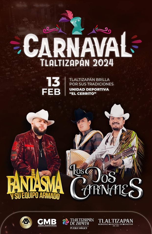 Carnaval Tlaltizapán 2024 DÓNDE HAY FERIA