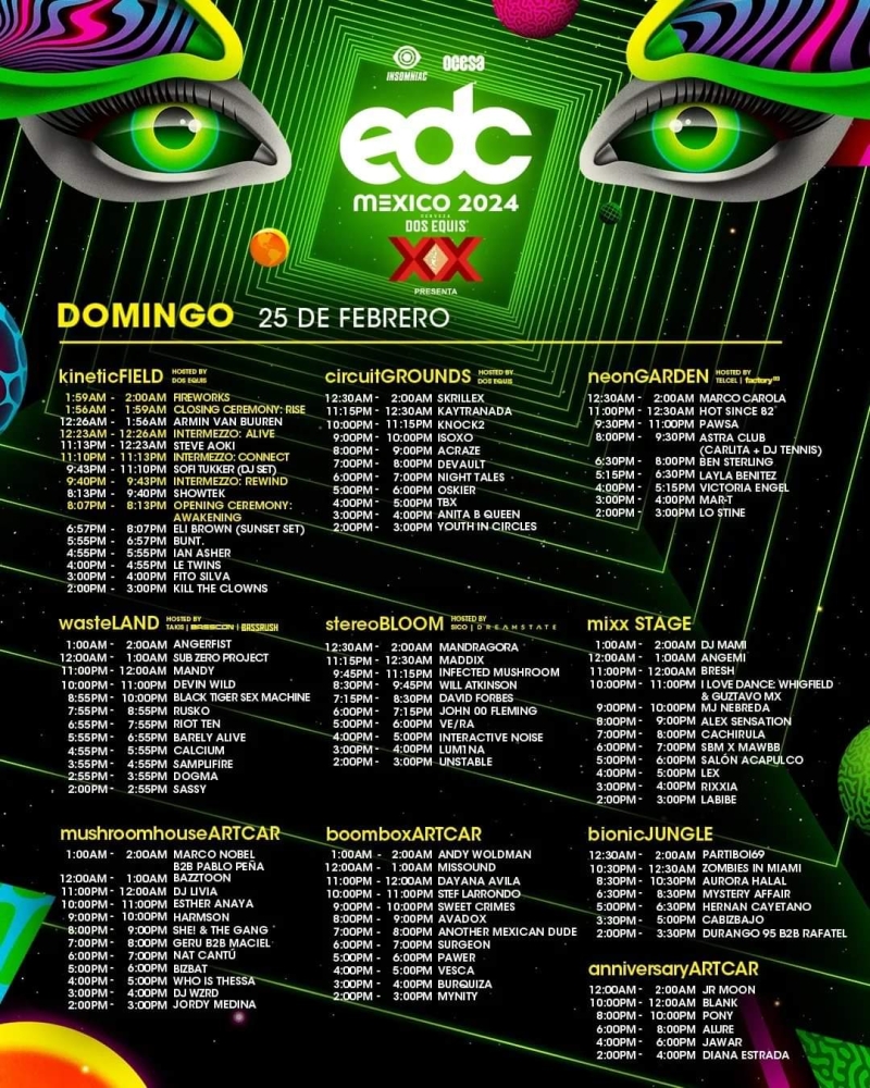 EDC México 2024 Dónde Hay Feria