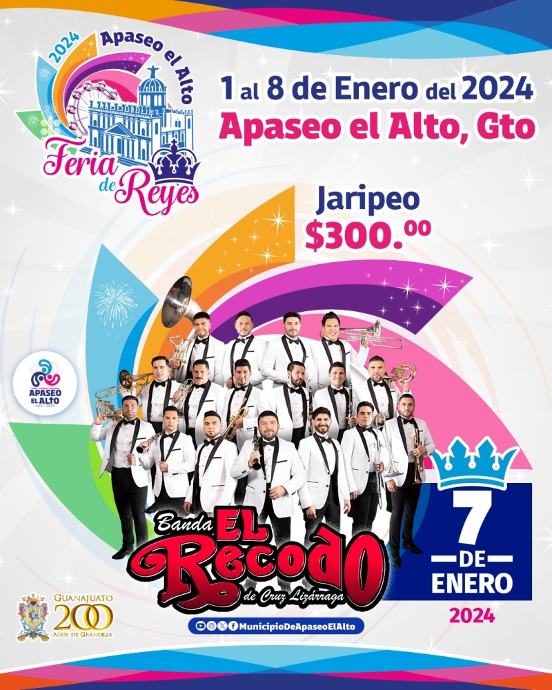 Feria de Reyes Apaseo El Alto 2024 DÓNDE HAY FERIA