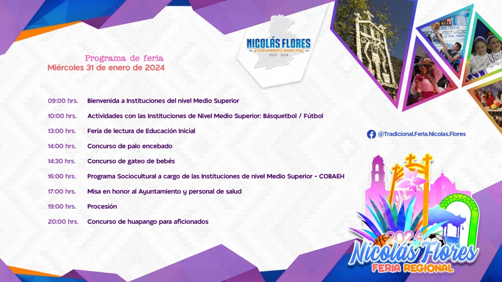 Feria Regional Nicolás Flores 2024 | Dónde Hay Feria