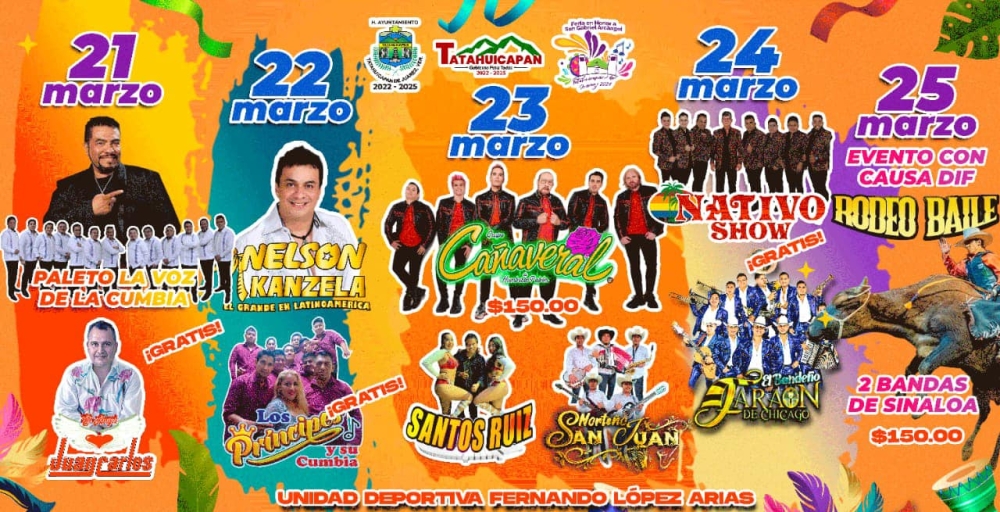 Feria Tatahuicapan de Juárez 2024 Dónde Hay Feria
