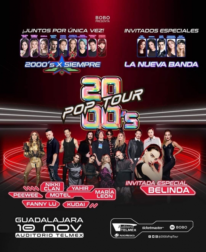 2000 pop tour guadalajara 2023