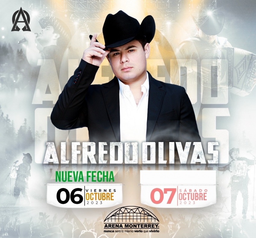 Alfredo Olivas en la Arena Monterrey, Octubre 2023 Dónde Hay Feria