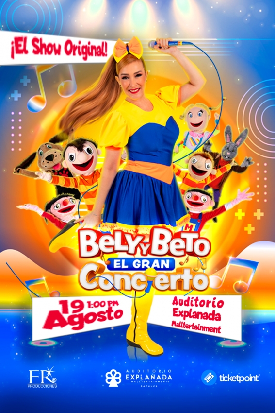 Bely y Beto en el Auditorio Explanada Pachuca, Agosto 2023 Dónde Hay