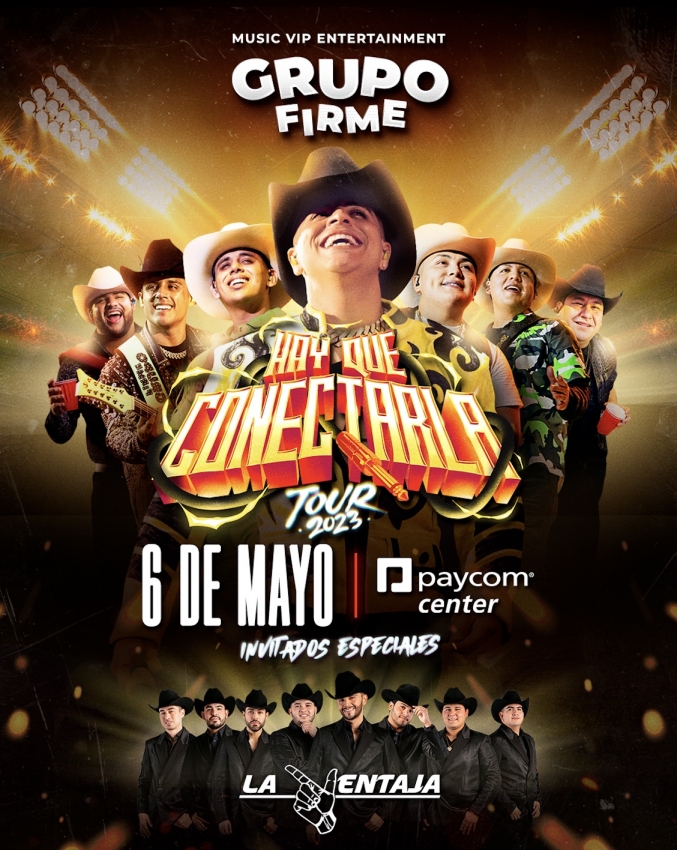 Grupo Firme en el Center, Oklahoma City, OK, Mayo 2023 DÓNDE HAY FERIA