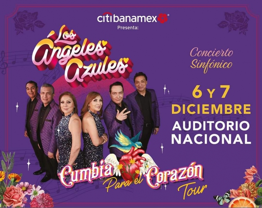 Los Ángeles Azules En El Auditorio Nacional, Diciembre 2023 | Dónde Hay ...