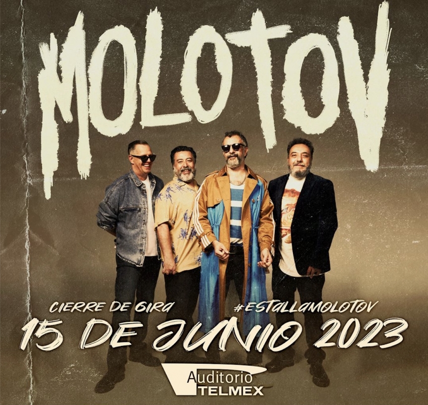 Molotov en el Auditorio Telmex de Guadalajara, Junio 2023 Dónde Hay Feria