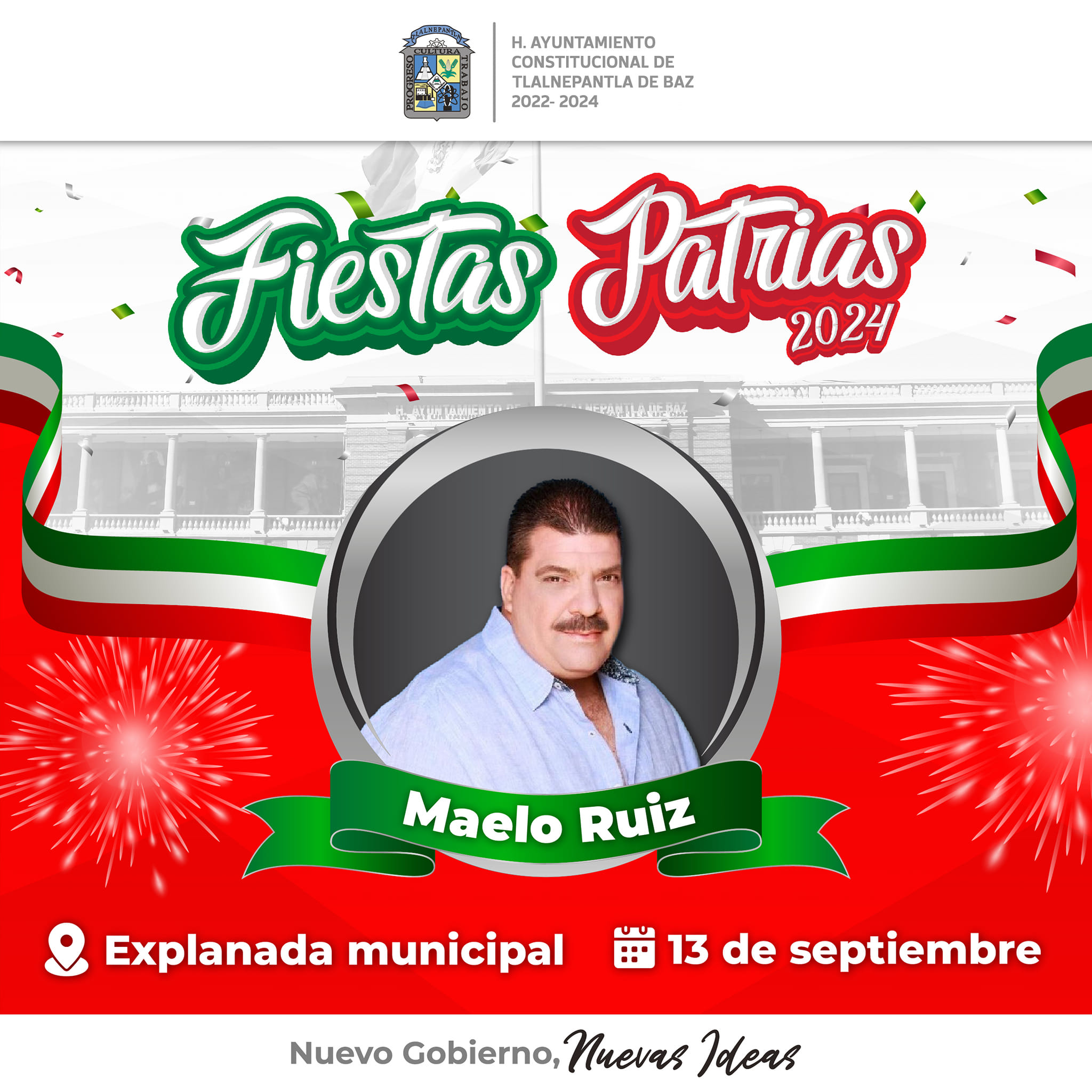 Maelo Ruiz en las Fiestas Patrias Tlalnepantla 2024