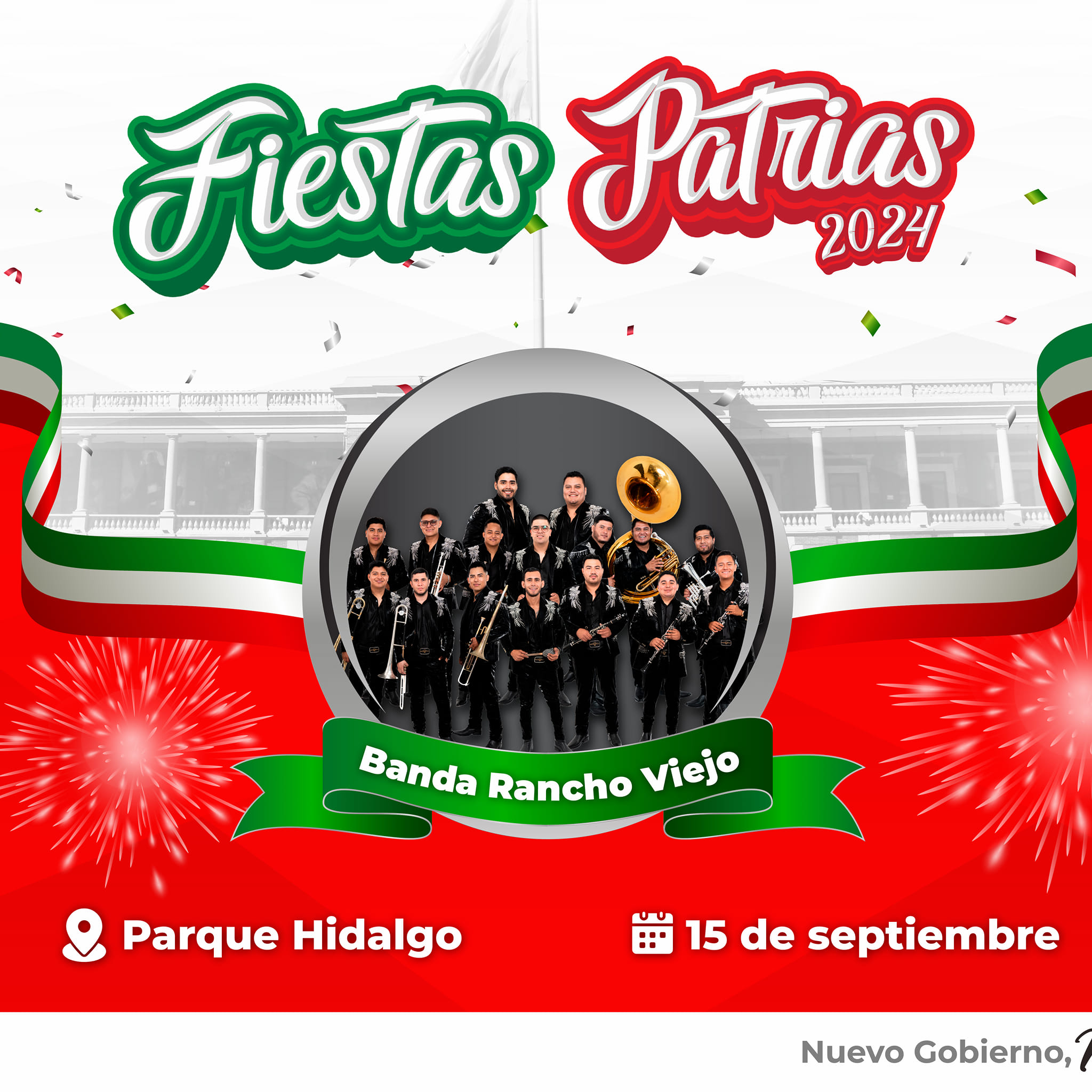 Banda Rancho Viejo en las Fiestas Patrias Tlalnepantla 2024