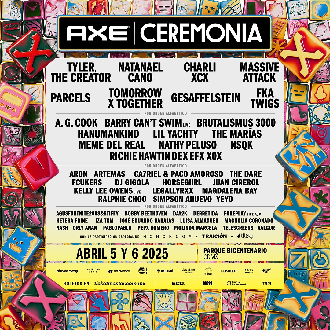 Cartel del Axe Ceremonia 2025