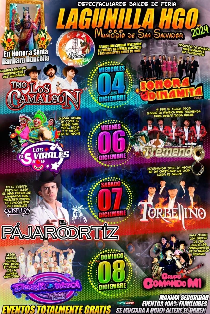 Cartelera Feria Lagunilla 2024