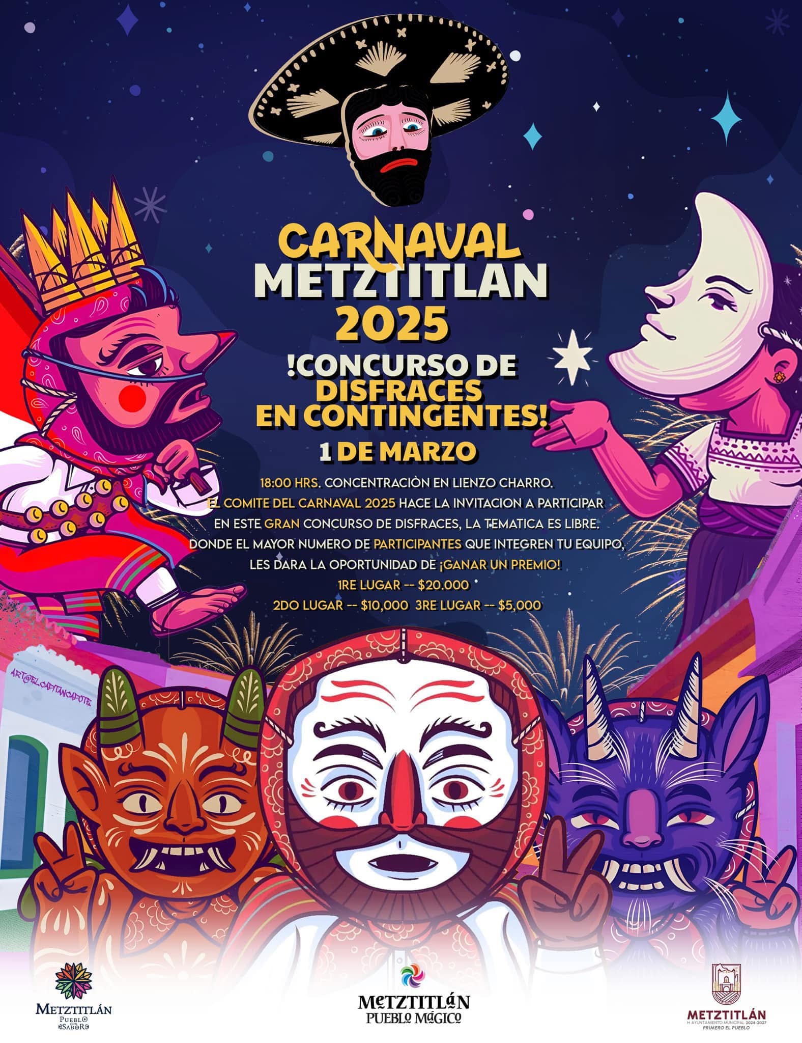 Carnaval Metztitlán 2025