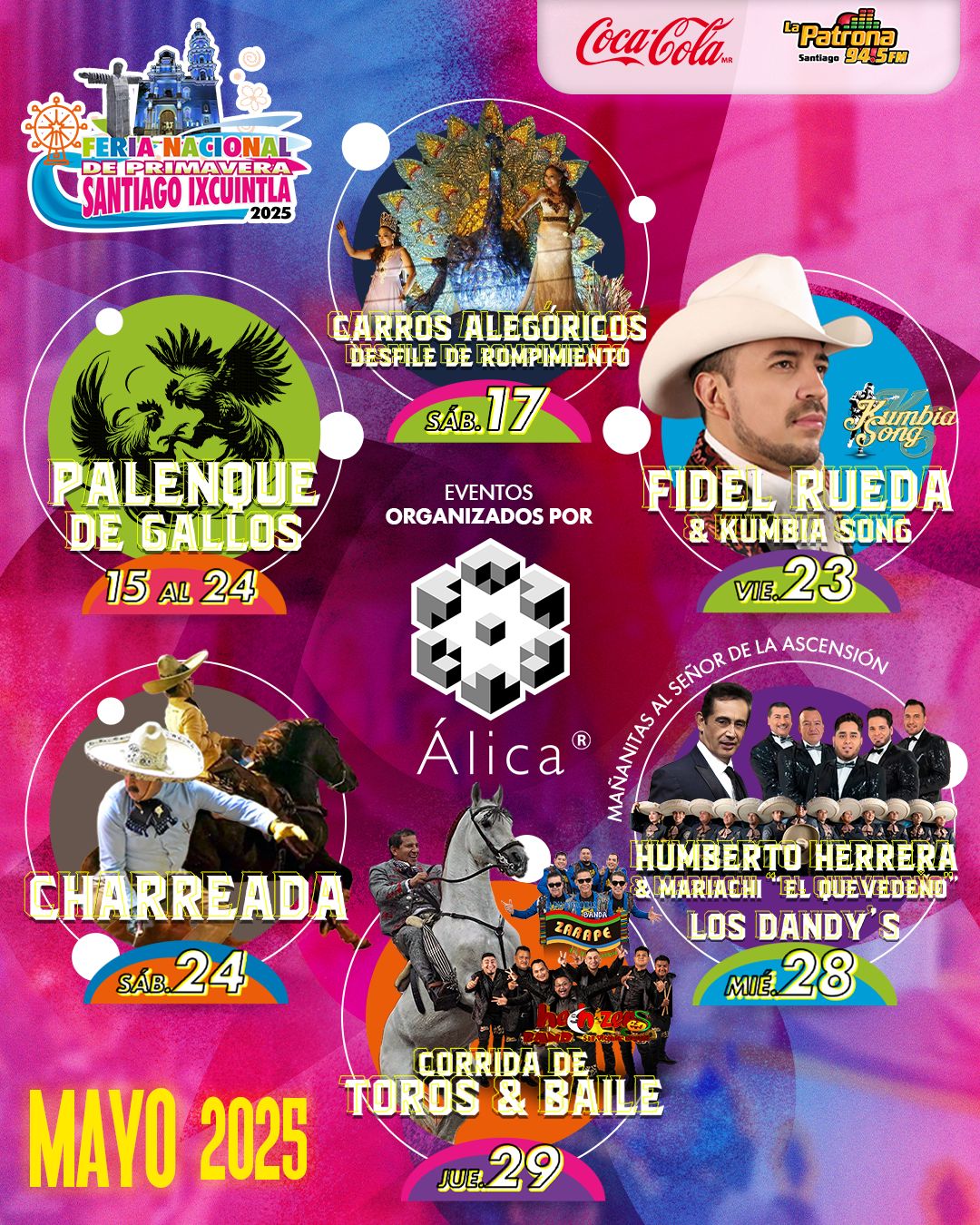 Programa - Feria Nacional de Primavera Santiago Ixcuintla 2025