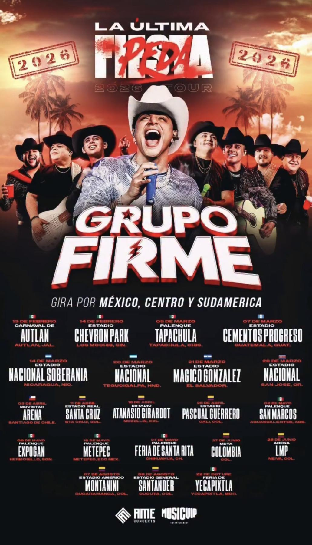 Grupo Firme Gira 2026