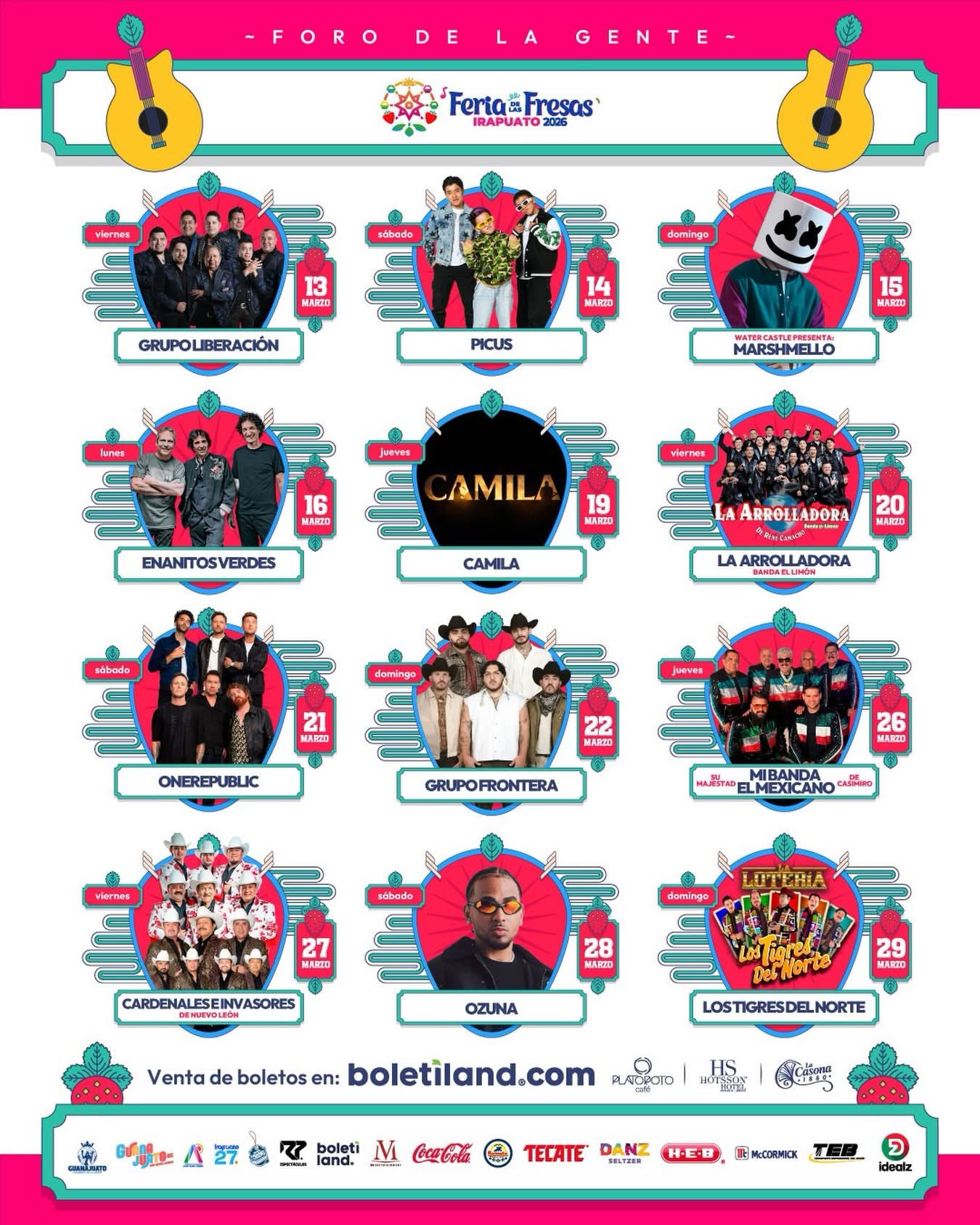 Foro de la Gente - Feria de las Fresas Irapuato 2026