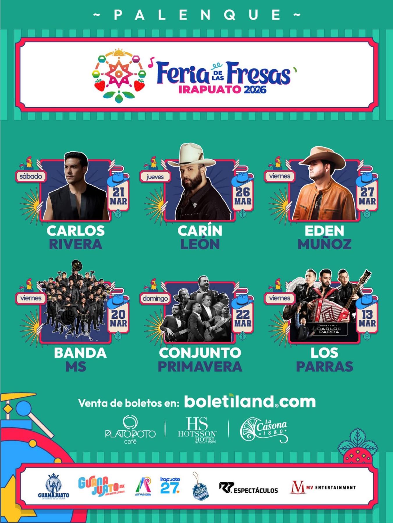 Palenque - Feria de las Fresas Irapuato 2026