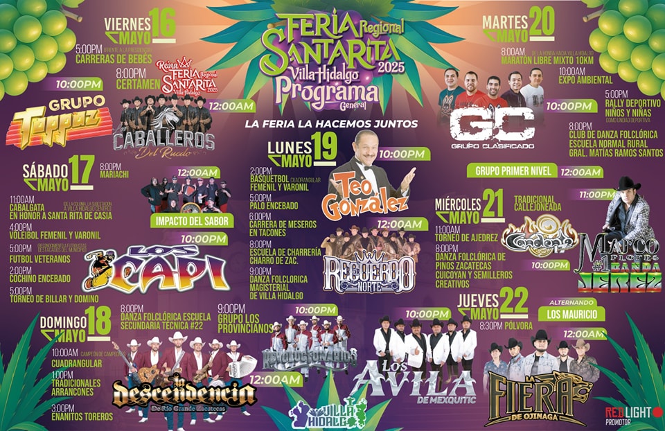 Feria Regional Santa Rita Villa Hidalgo 2025