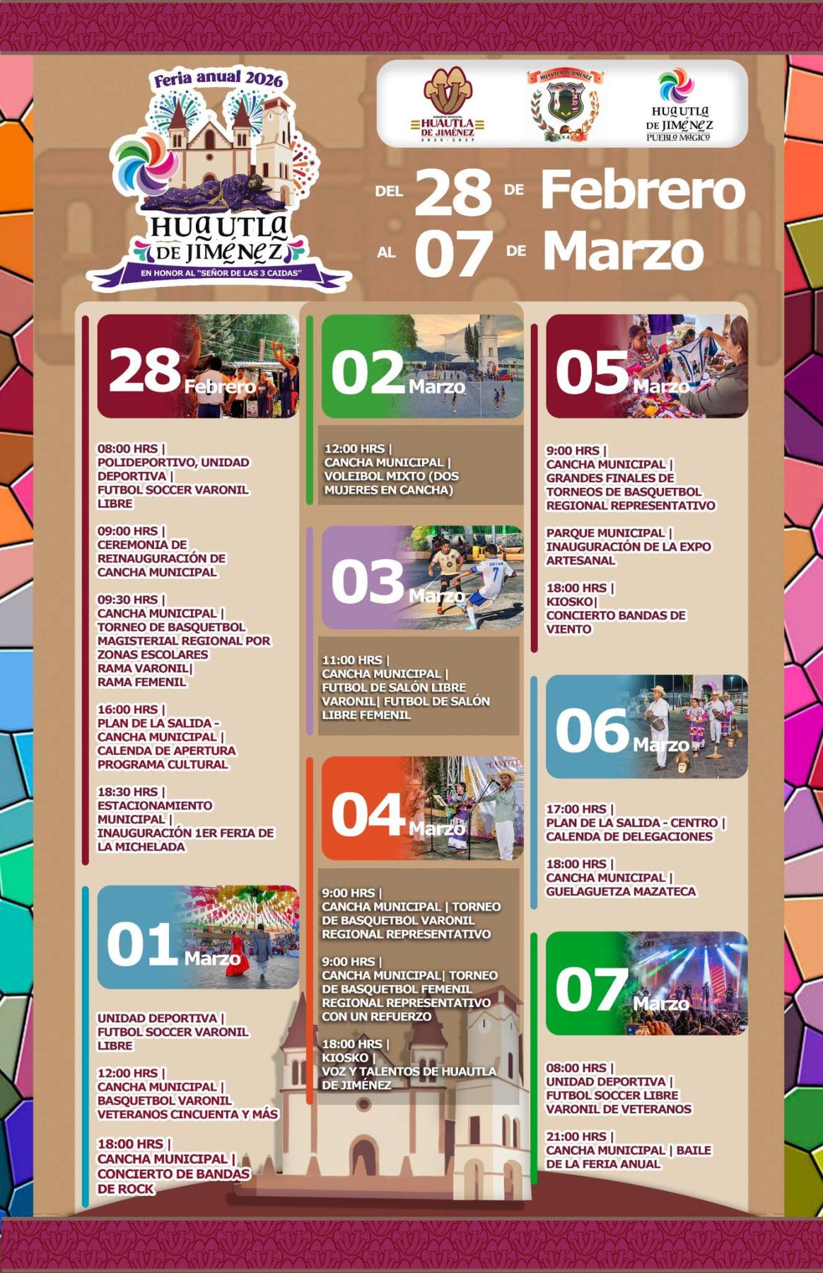 Programa completo Huautla de Jiménez 2026