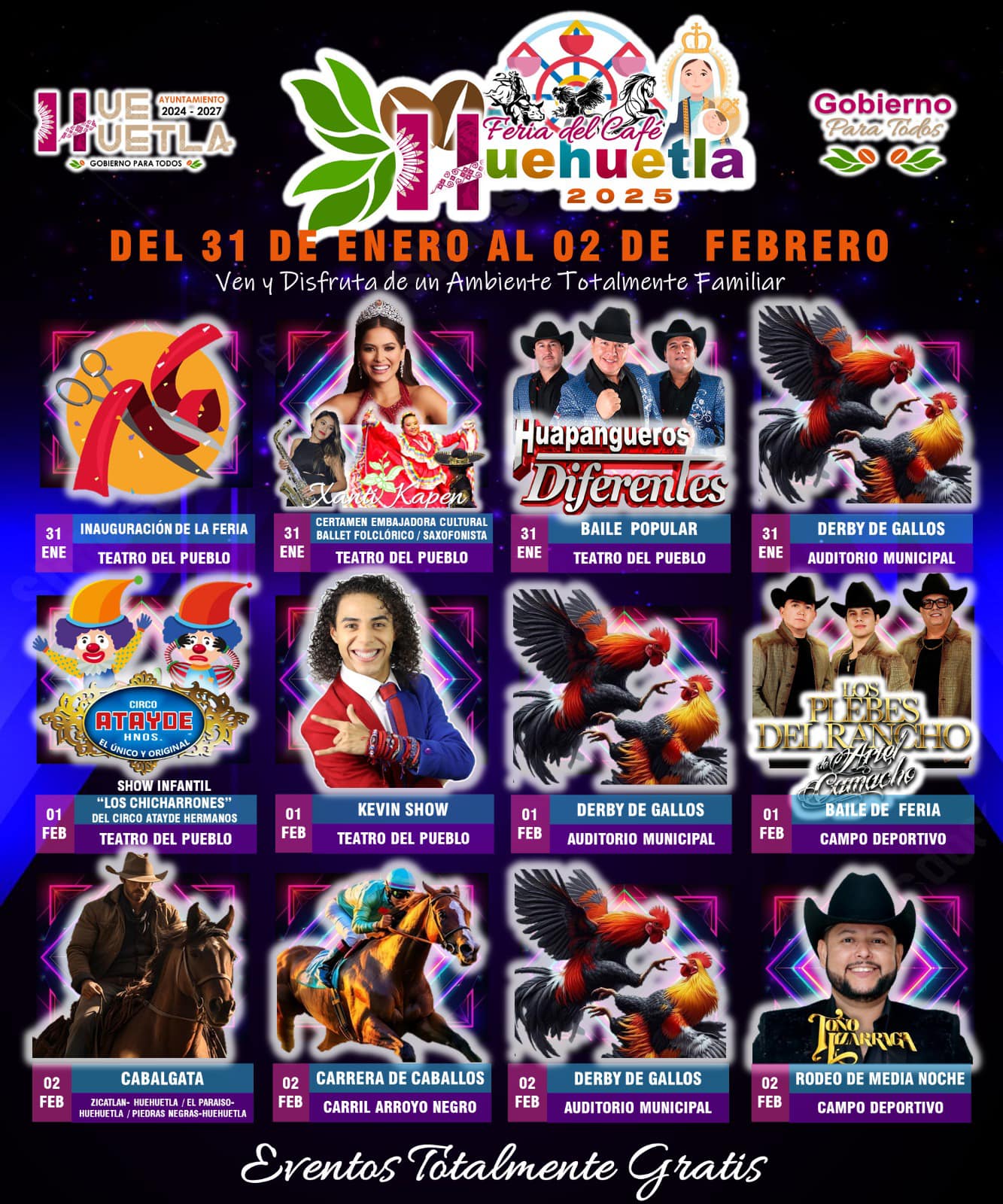 Feria de la Candelaria Huehuetla Hidalgo 2025