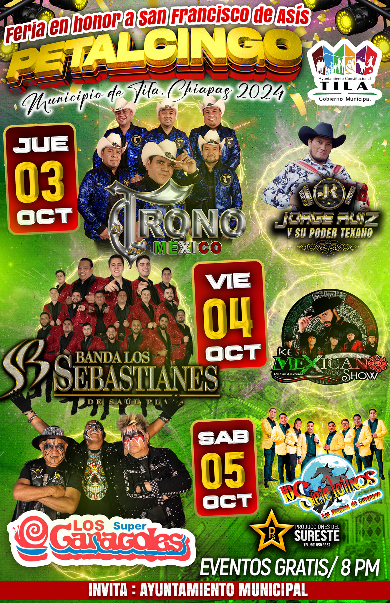 Programa de la Feria Petalcingo 2024