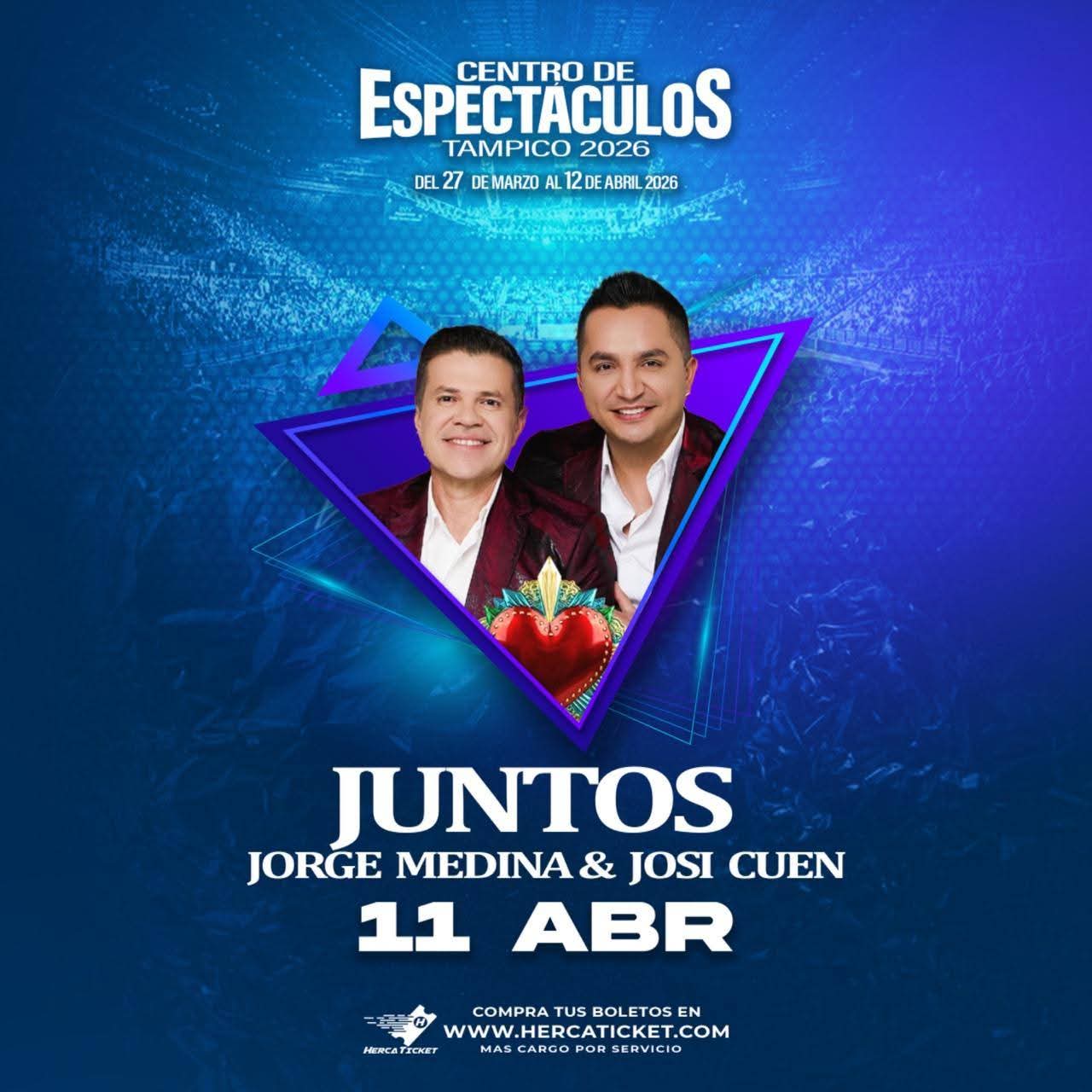 JUNTOS en Centro de Espectáculos Tampico 2026