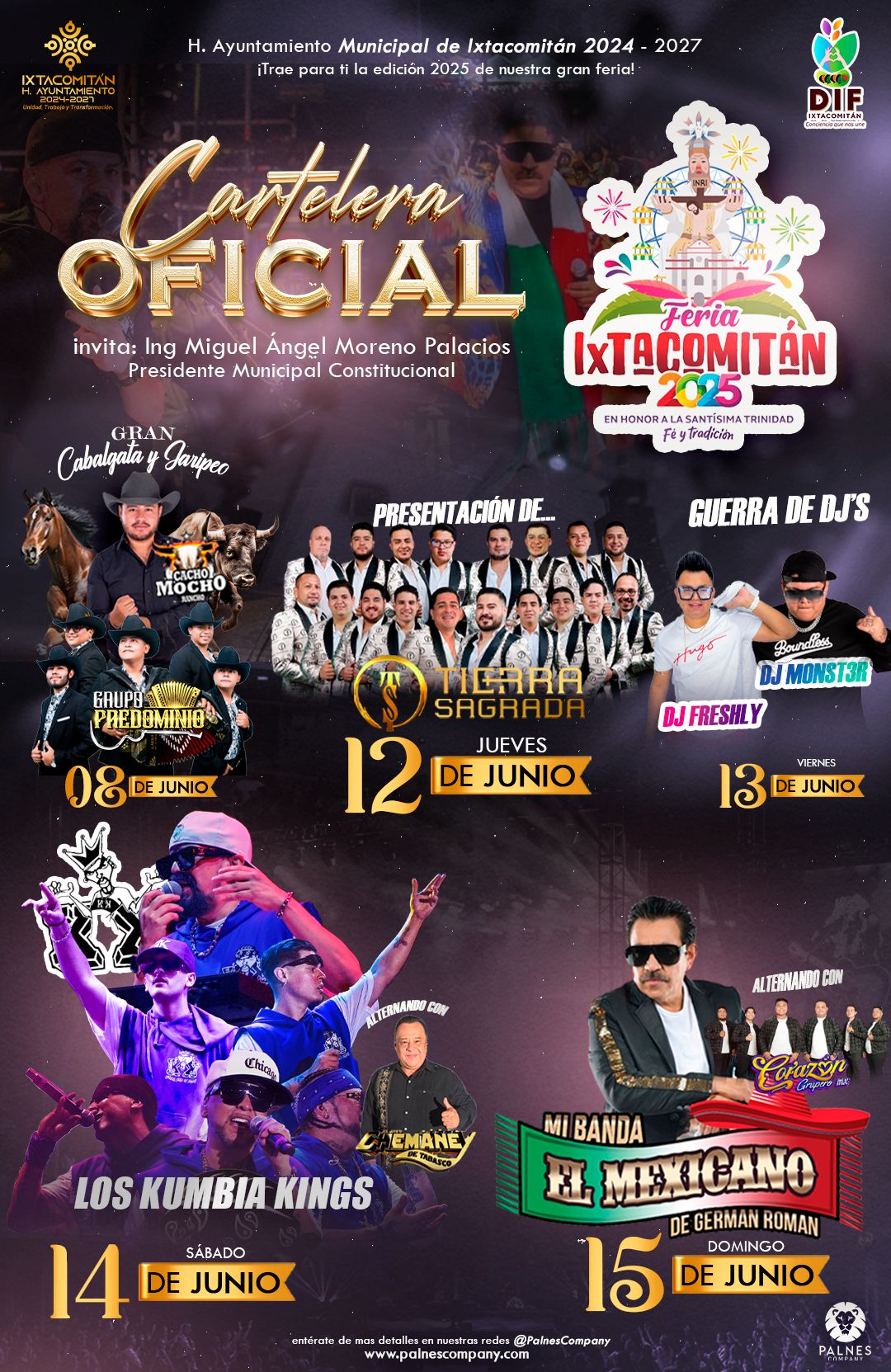 Elenco - Feria Ixtacomitán 2025