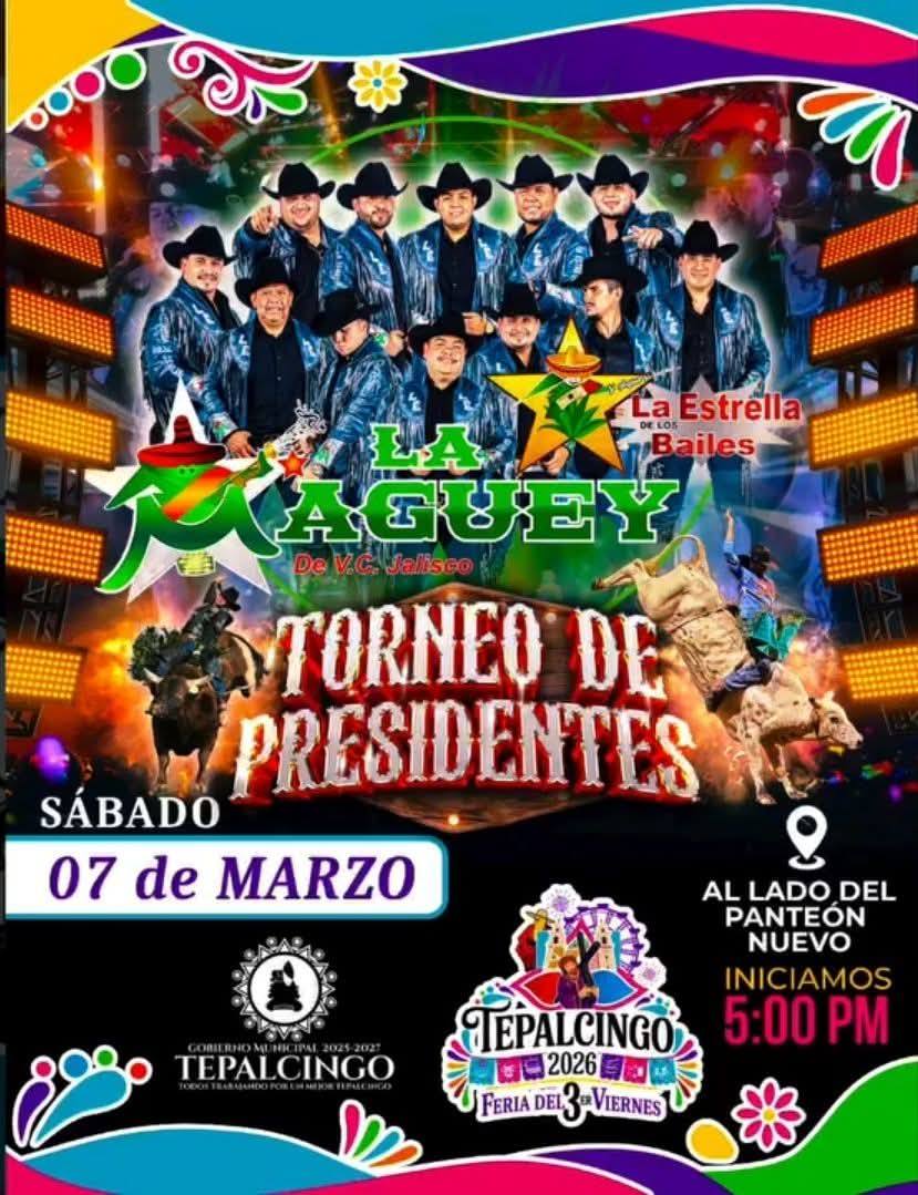 Cartelera artística Feria Tepalcingo 2026