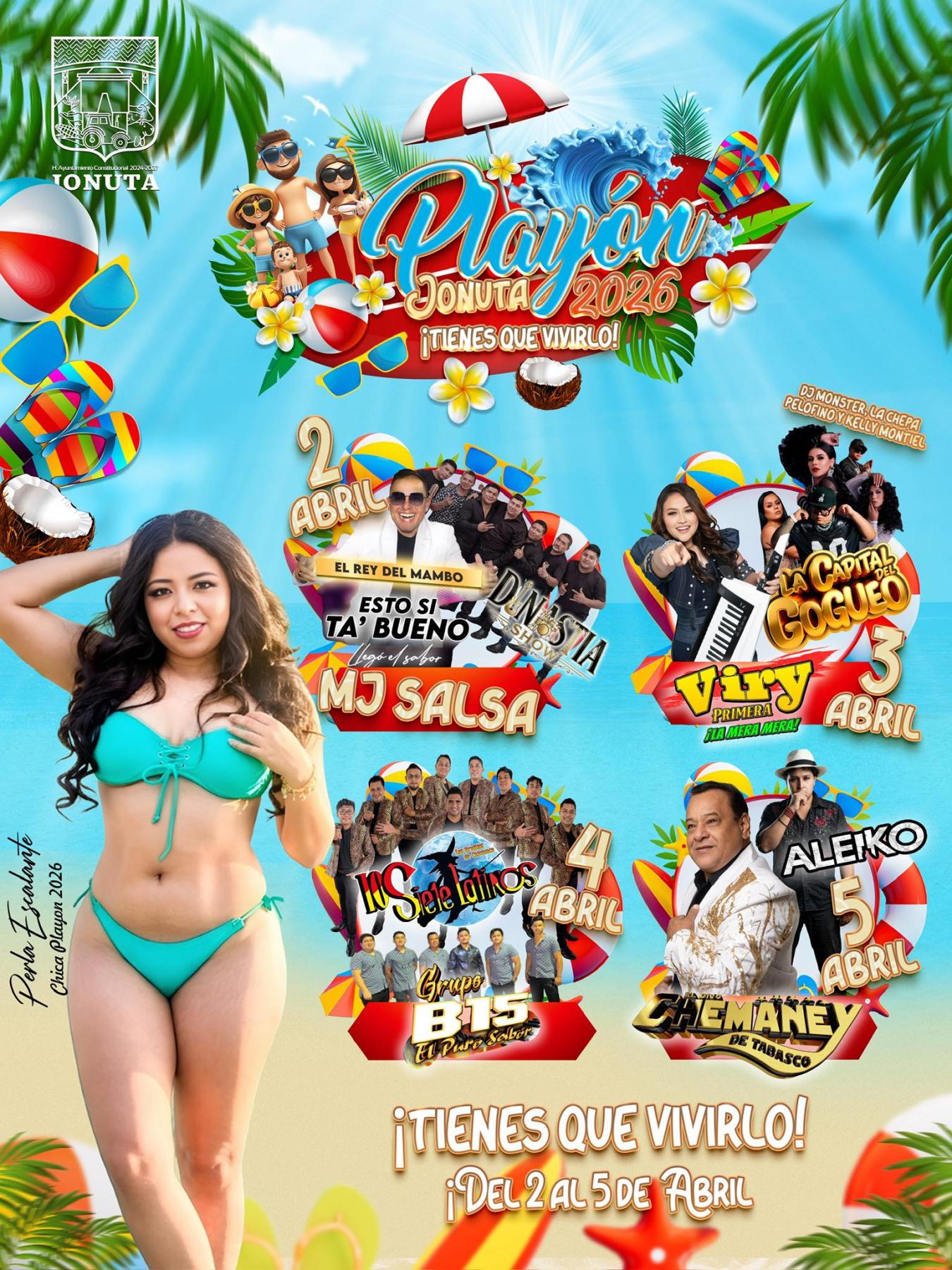 Cartelera de El Playón Jonuta 2026