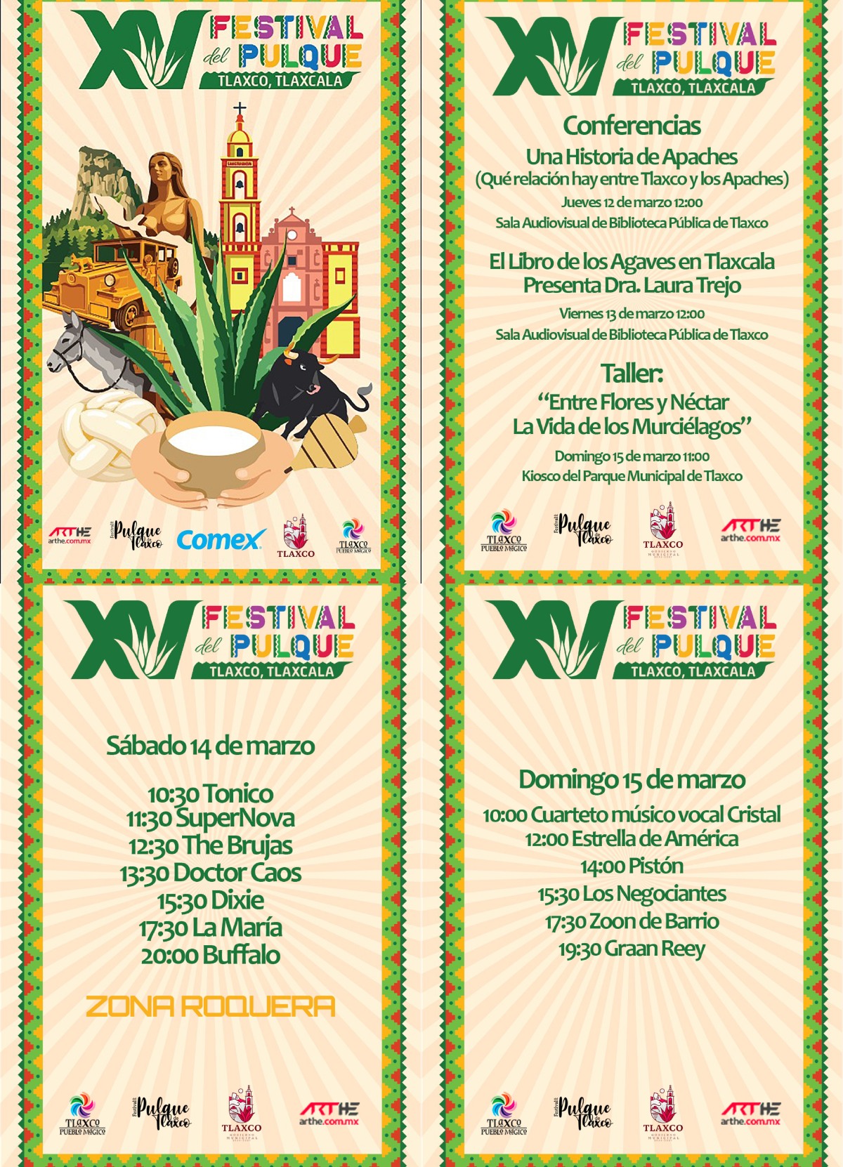 Programa Festival del Pulque Tlaxco 2026