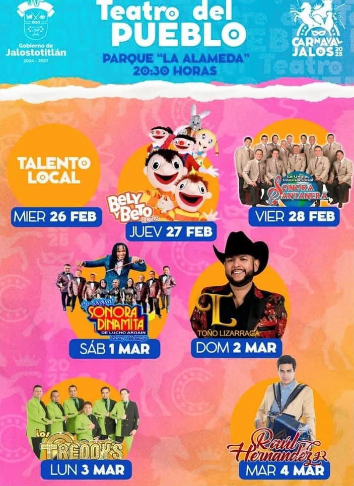 Teatro del Pueblo Carnaval Jalos 2025