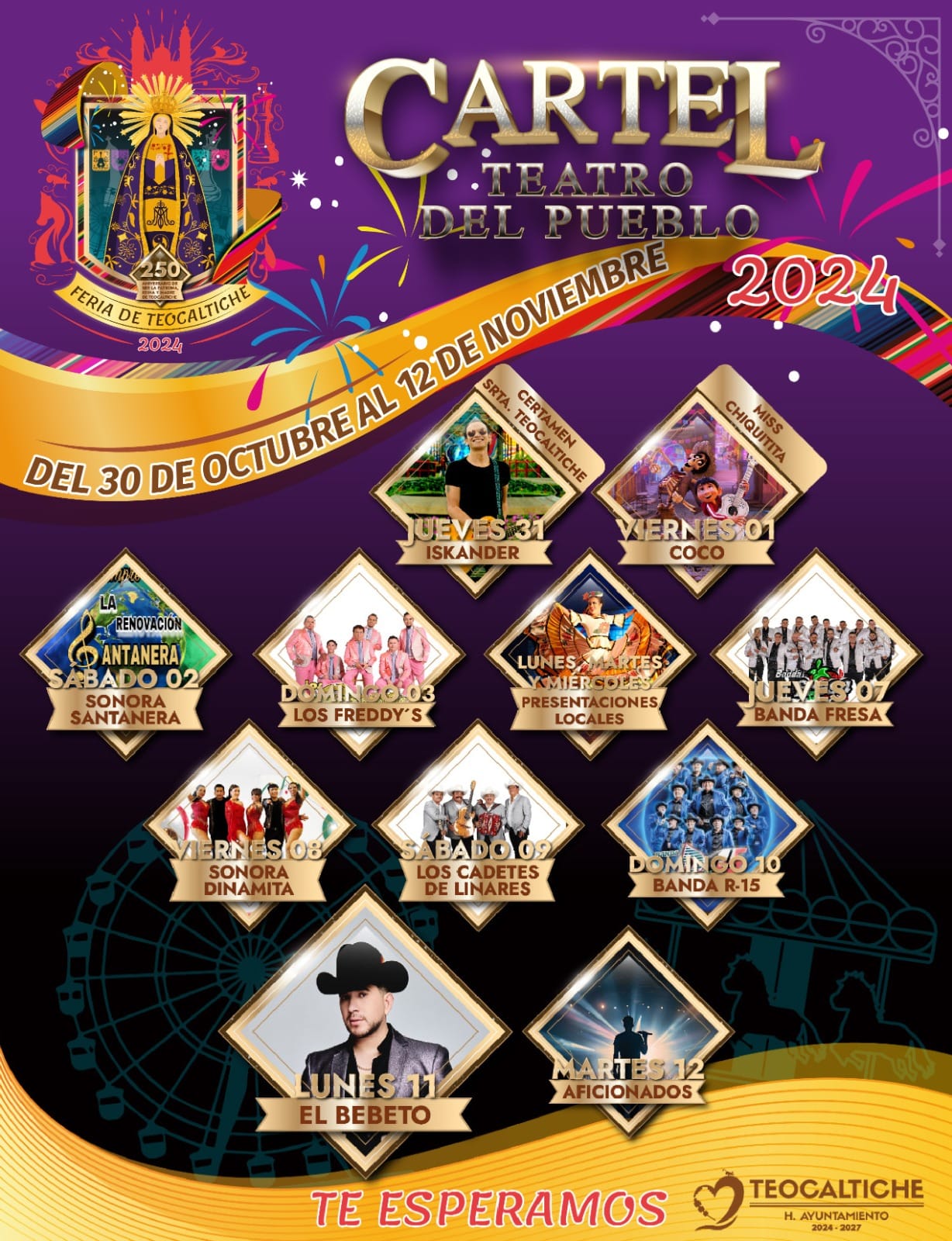 Teatro del Pueblo - Feria de Teocaltiche 2024