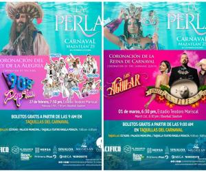 90's Pop Tour y Los Aguilar se integran al elenco del Carnaval Mazatlán 2025