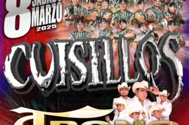 Banda Cuisillos y Trono de México en Rodeo Texcoco, Marzo 2025