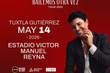 Chayanne en Tuxtla Gutiérrez 2026