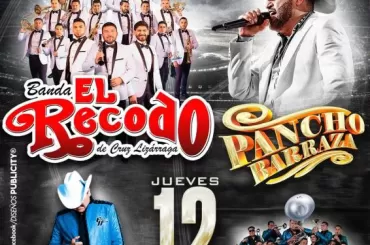 El Recodo y Pancho Barraza en Gualupita, Edomex, diciembre 2024