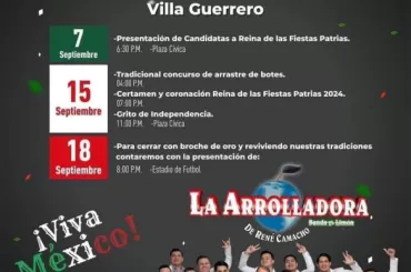 Fiestas Patrias 2024 Villa Guerrero, EdoMex