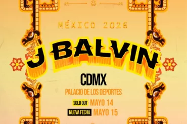 J Balvin en el Palacio de los Deportes 2026