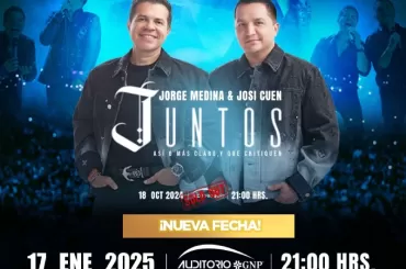 Jorge Medina y Josi Cuen Juntos en el Auditorio GNP Puebla