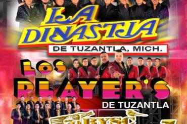 La Dinastía de Tuzantla, Los Players de Tuzantla y BYSC en el Rodeo Texcoco, Abril 2024