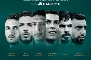 México vs Portugal en el Estadio Banorte