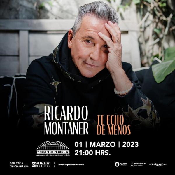 Ricardo Montaner en la Arena Monterrey, Marzo 2023 DÓNDE HAY FERIA