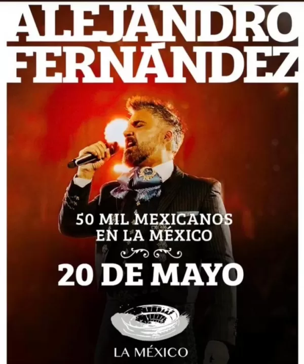 Alejandro Fernández en la Plaza de Toros México, Mayo 2023