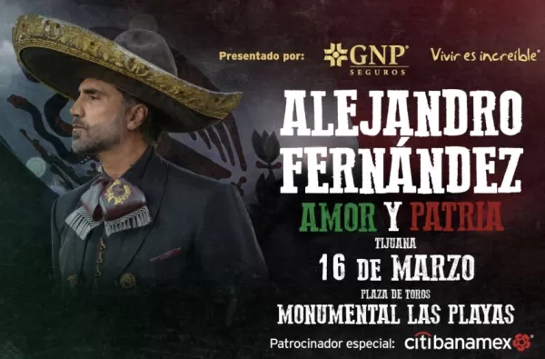 Alejandro Fernández en la Plaza La Monumental de Tijuana, Marzo 2024