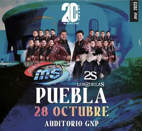 Banda MS en el Auditorio GNP, Puebla, Octubre 2023