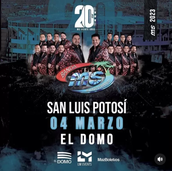 Banda MS en El Domo San Luis Potosí, Marzo 2023